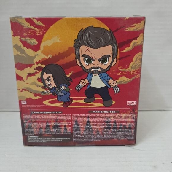 Disney Marvel Logan And X-23 Cosbaby Bobble-Head Figure Set By Hot Toy-Logan - Picture 3 of 5